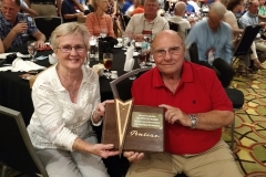 Frank & Penny With Award for starting the Road Warriors show class