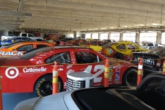 NASCAR racers had to share garage with points cars