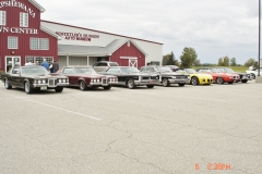 GP cruisers lineup, fall cruise at the Hudson museum