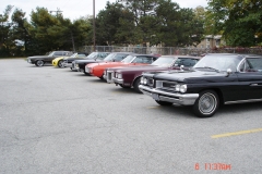 GP fall cruisers lineup at the Studebaker museum
