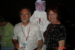 Don & Linda Kobel with Ray at the awards banquet at the convention in Ontario, CA