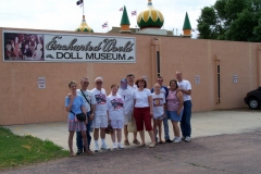 Group on our way to visit the Corn Palace in Mitchell,SD We gained another car in Sioux Falls,SD for a few days.