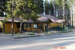 We had to stop for dinner at a campground restaurant in WY some place.