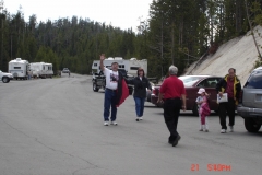 We ran into some other of the group at the Lower Yellowstone Falls.