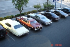 The hotel was in downtown Seattle, we kind of worried about the cars setting in the parking lot right by the street but they were OK.