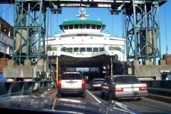 Loading up on the ferry boat