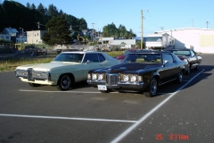 Ready for the road in the morning at Astoria. We picked more cars here.