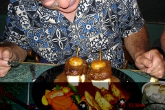What are you eating Mark?? What was that called on the menu?
