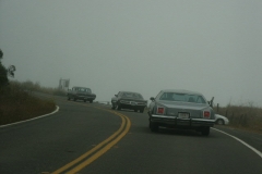 Had lots of fog while on the coast, didn't see much water.